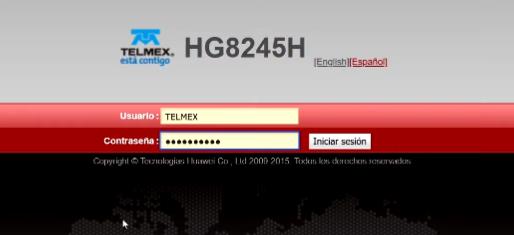 Telmex Huawei Hg8145v5